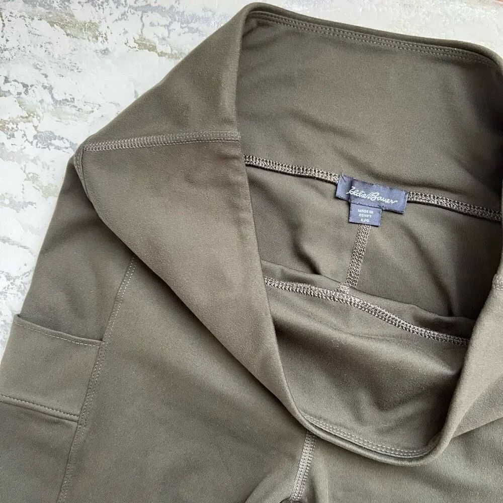 Eddie Bauer Green Cargo Style Leggings - Picture 9 of 11